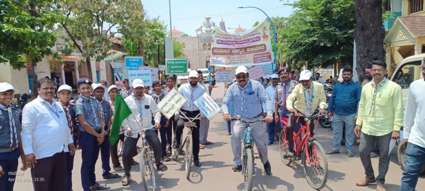 ರಾಷ್ಟ್ರದ ಭದ್ರತೆ ಮೇ7ರಂದು ಮತದಾನ ಮಾಡೋಣ : ಹುಲ್ಲುಮನಿ ತಿಮ್ಮಣ್ಣ