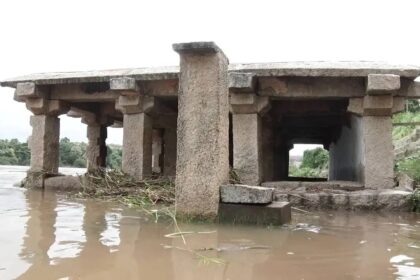 ಭಾರಿ ಮಳೆ: ಹಂಪಿಯ ಹಲವು ಸ್ಮಾರಕಗಳು ಮುಳುಗಡೆ