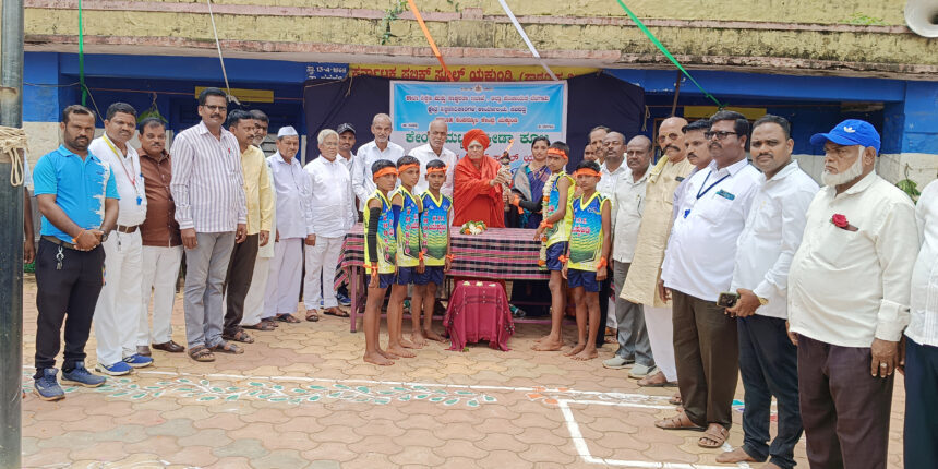 ಆರೋಗ್ಯಯುತ ಜೀವನ ನಡೆಸಲು ಕ್ರೀಡೆ ಮುಖ್ಯವಾಗಿದೆ: ಪಂಚಾಕ್ಷರ ಶ್ರೀಗಳ ಅಭಿಮತ