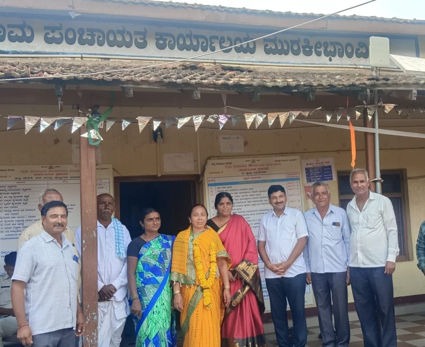 ಮುರಕೀಭಾವಿ ಗ್ರಾ.ಪಂ ಅಧ್ಯಕ್ಷರಾಗಿ ಚಾಂದಬಿ ನದಾಫ ಅವಿರೋಧ ಆಯ್ಕೆ