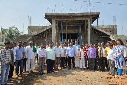 ರೈತ ಭವನ ಕಟ್ಟಡ ಪ್ರಗತಿ ಪರಿಶೀಲನೆ