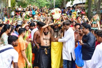 ಶ್ರೀ ಧರ್ಮಶಾಸ್ತ್ರ ಸೇವಾ ಸಮಿತಿ ವತಿಯಿಂದ ಅಯಪ್ಪಸ್ಮಾಮಿ ಪೂಜೆ ಹಾಗು ಅಂಬಾರಿ ಮೆರವಣಿಗೆ