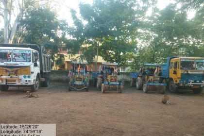 ಗಣಿ ಮತ್ತು ಭೂವಿಜ್ಞಾನ ಇಲಾಖೆ ಅನಧಿಕೃತ ಮೊರಂ ಗಣಿಗಾರಿಕೆ ಮಾಡಿದ 2 ಟಿಪ್ಪರ್, 3 ಟ್ರ್ಯಾಕ್ಟರ್ ಜಪ್ತಿ