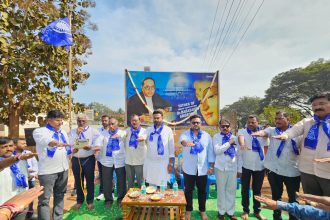 ಸಂವಿಧಾನ ಶಿಲ್ಪಿ ಡಾ.ಅಂಬೇಡ್ಕರ್ ಮೂರ್ತಿ ಪ್ರತಿಷ್ಠಾಪನೆಗೆ ಭೂಮಿ ಪೂಜೆ