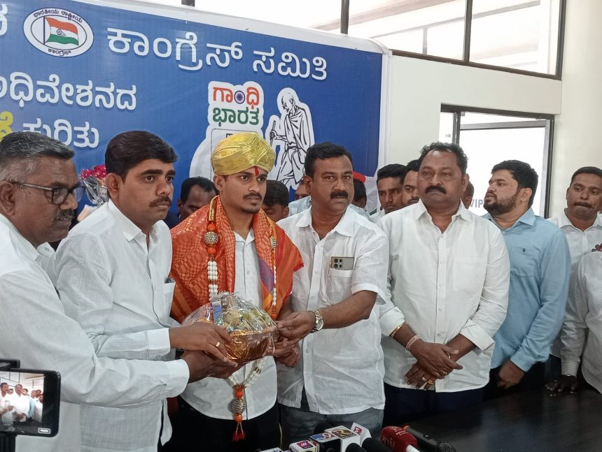 ಕುಂದಾನಗರಿಗೆ ಆಗಮಿಸಿದ ರಾಹುಲ ಜಾರಕಿಹೊಳಿಗೆ ಅದ್ದೂರಿ ಸ್ವಾಗತ