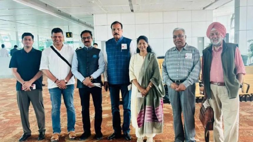 ಭಾರತದ ಸಂಸದರ ನಿಯೋಗ ಮಾಸ್ಕೋ ಏರ್​ಪೋರ್ಟ್​ನಲ್ಲಿ ಇಳಿಯುವಾಗ ಡ್ರೋನ್ ದಾಳಿ!