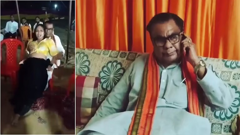 ಯುಪಿಯಲ್ಲಿ ಬಿಜೆಪಿ ಹಿರಿಯ ನಾಯಕ ನರ್ತಕಿ ಜೊತೆ ಅಶ್ಲೀಲ ನಡವಳಿಕೆ; ಎಲ್ಲೆಡೆ ಆಕ್ರೋಶ