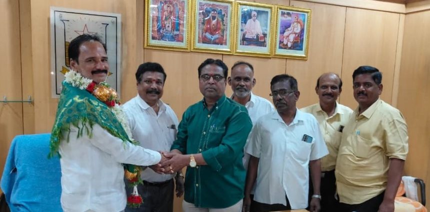 ವೀರಶೈವ ಕಾಲೇಜಿನ ಆಡಳಿತ ಮಂಡಳಿಯ ಅಧ್ಯಕ್ಷರಾಗಿ ಶಾಂತನಗೌಡ ಮರುನೇಮಕ