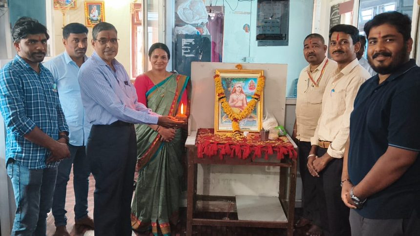  ಪುರಸಭೆಯಲ್ಲಿ  ಶ್ರೀ ಶಂಕರಾಚಾರ್ಯರ ಜಯಂತಿ ಆಚರಣೆ