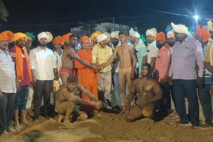 ಕೃಷ್ಣ ಕೂಳ್ಳಾನಟ್ಟಿ ಅಭಿಮಾನಿ ಬಳಗ ವತಿಯಿಂದ,ರಾಜ್ಯ ಮಟ್ಟದ ಜಂಗಿ ನಿಖಾಲಿ ಕುಸ್ತಿ