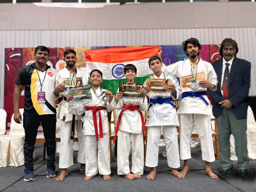 ಅಂತರಾಷ್ಟ್ರೀಯ ಮಟ್ಟದಲ್ಲಿ ಬಳ್ಳಾರಿಯ ಕರಾಟೆ ಪಟುಗಳಿಗೆ ಪ್ರಶಸ್ತಿ