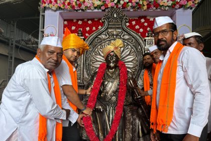 ಶಿವಾಜಿ ಮೂರ್ತಿ ಮೆರವಣಿಗೆಗೆ ಚಾಲನೆ