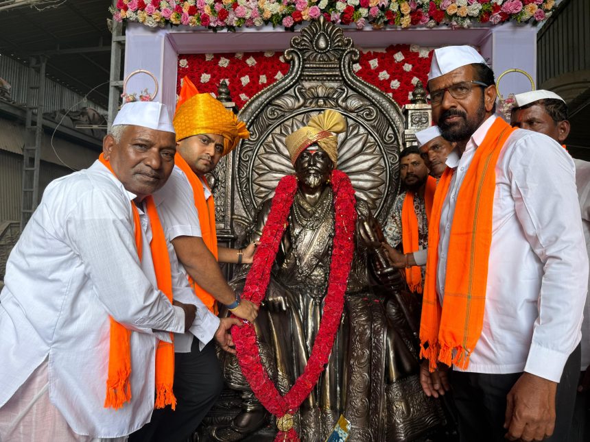 ಶಿವಾಜಿ ಮೂರ್ತಿ ಮೆರವಣಿಗೆಗೆ ಚಾಲನೆ
