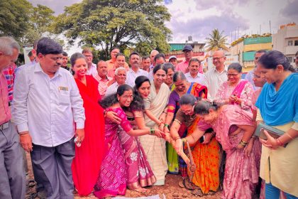 ರಸ್ತೆ ಕಾಮಗಾರಿಗೆ ಸಚಿವೆ ಲಕ್ಷ್ಮೀ ಹೆಬ್ಬಾಳಕರ್ ಚಾಲನೆ