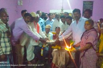 ಯುದ್ಧಭೂಮಿಯಿಂದ ತಾಯ್ನಾಡಿಗೆ ಮರಳಿದ ಯೋಧ ಮಲ್ಲೇಶ ಅರಿಕೆರಿಗೆ ಸನ್ಮಾನ