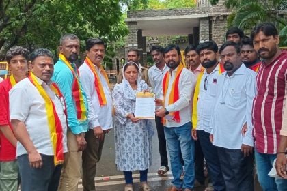 ಕನ್ನಡಿಗರಿಗೆ ಉದ್ಯೋಗ ಕೊಡಿ ಇಲ್ಲ ಜಾಗ ಖಾಲಿ ಮಾಡಿ :  ನಾರಾಯಣ್ ಸ್ವಾಮಿ 