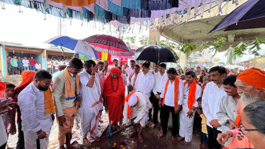 ಶ್ರೀ ಆಂಜನೇಯ ದೇವಸ್ಥಾನ ನಿರ್ಮಿಸುತ್ತಿರುವ ಕೆಲಸಕ್ಕೆ ಸರ್ವ ಸಹಕಾರ :ಬಾಬಾಸಾಹೇಬ ಪಾಟೀಲ 
