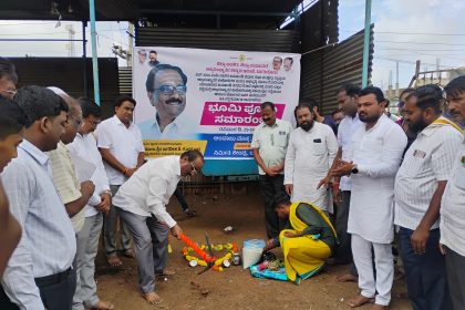 ರಸ್ತೆ ಅಭಿವೃದ್ಧಿ ಕಾಮಗಾರಿಗಳಿಗೆ ಶಾಸಕರಿಂದ ಭೂಮಿಪೂಜೆ