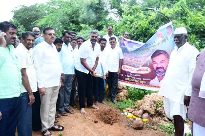 ಬ್ಯಾರೇಜ ಕಂ ಬ್ರಿಡ್ಜ ನಿರ್ಮಾಣ ಕಾಮಗಾರಿ ವಿಶ್ವಾಸ ವೈದ್ಯ ಭೂಮಿ ಪೂಜೆ