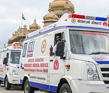 108 ಆಂಬ್ಯುಲೆನ್ಸ್ ಸೇವೆ ಇನ್ನುಮುಂದೆ  ಇಲಾಖೆಯ ನೇರ ನಿರ್ವಹಣೆ