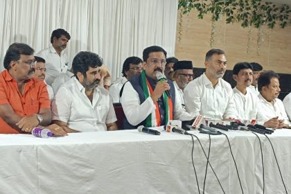 ಬಳ್ಳಾರಿ ಎಂ.ಪಿ ಎಂ ಎಲ್ ಎ ಮನೆಗಳ  ಮೇಲೆ ಇ.ಡಿ ದಾಳಿ ಬಿಜೆಪಿ ಷಡ್ಯಂತರ : ನಾಸಿರ್ ಹುಸೇನ್ 