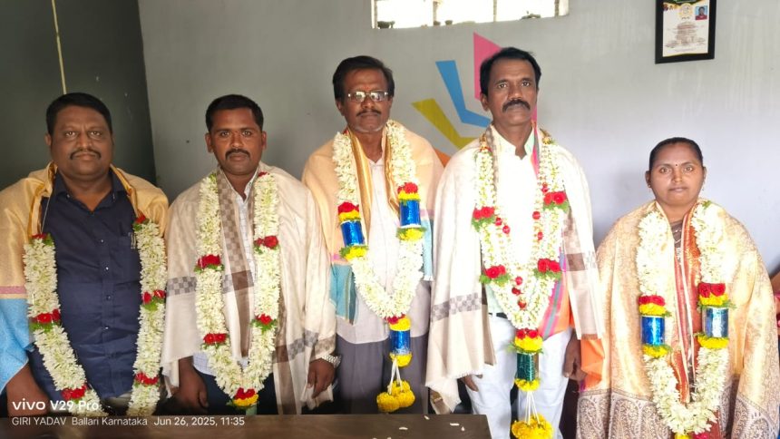 ನೇಕಾರರ ಉತ್ಪಾದನೆ ಮತ್ತು ಮಾರಾಟ  ಸಹಕಾರ ಸಂಘಕ್ಕೆ ಓಬಳಪತಿ ಅಧ್ಯಕ್ಷರಾಗಿ ಆಯ್ಕೆ.