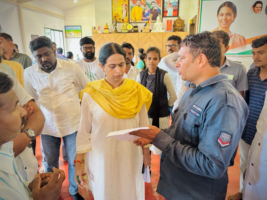 ಅಹವಾಲು ಆಲಿಸಿದ ಸಚಿವೆ ಲಕ್ಷ್ಮೀ ಹೆಬ್ಬಾಳಕರ್