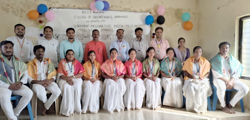 ಮೌಲನಾ ಆಂಗ್ಲ ಶಾಲೆಯಲ್ಲಿ ಕಲಿಕಾ ಶಿಕ್ಷಕರಿಗೆ ಸನ್ಮಾನ