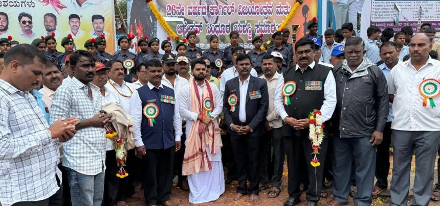 ಭಾರತೀಯರ ಸೈನಿಕರ ಶಕ್ತಿ, ಸಾಮರ್ಥ್ಯ ಅಪ್ರತಿಮ : ಅಭಿನವ ಮಂಜುನಾಥಸ್ವಾಮಿ