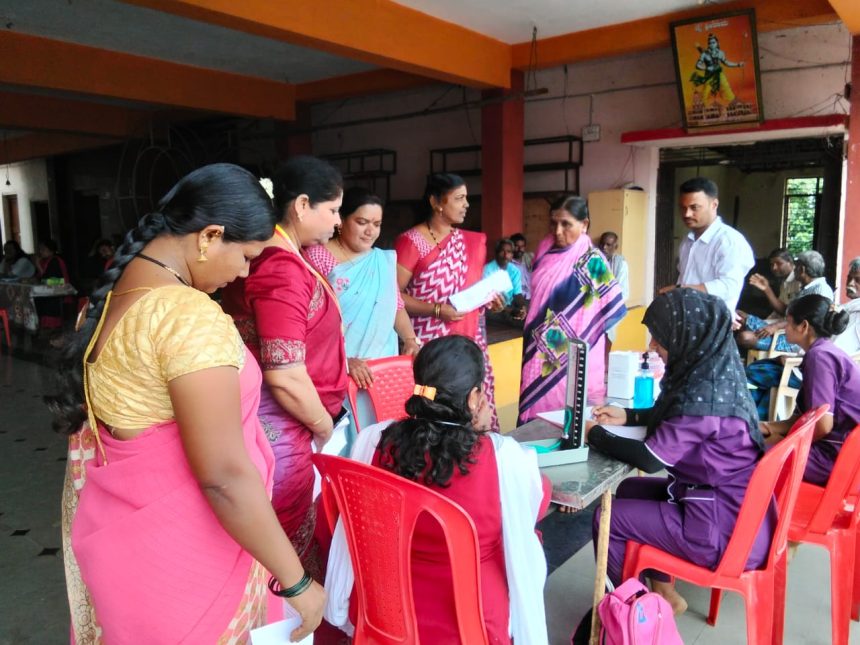 ಶ್ರೀ ಧರ್ಮಸ್ಥಳ ಸಂಘದ ವತಿಯಿಂದ ಬಿಪಿ, ಶುಗರ, ತೈರಾಡ ತಪಾಸಣಾ ಶಿಬಿರ