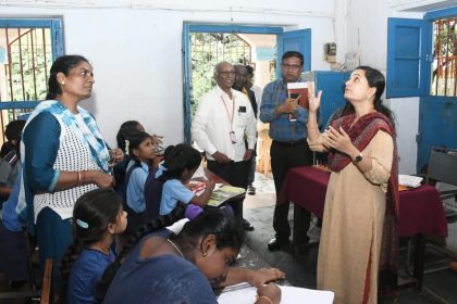 ಸರಸ್ವತಪುರ ಸರಕಾರಿ ಪ್ರಾಥಮಿಕ ಶಾಲೆಗೆ ಜಿಲ್ಲಾಧಿಕಾರಿ ದಿವ್ಯ ಪ್ರಭು ದಿಢೀರ್ ಭೇಟಿ