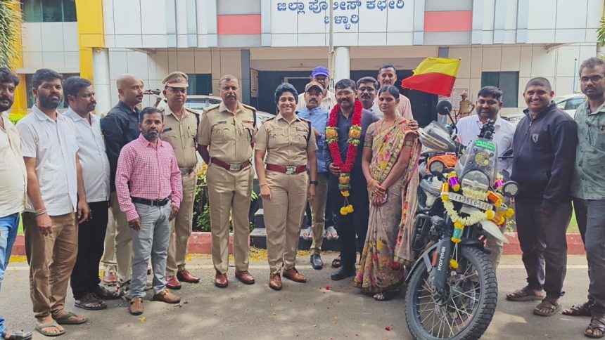 ಹೆಲ್ಮೆಟ್  ಜಾಗ್ರತಿ ಅಭಿಯಾನ ಶ್ಲಾಘನೀಯ : ಎಸ್ಪಿ ಶೋಭರಾಣಿ 
