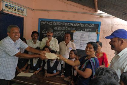 ಬಸಮ್ಮ ಶಾಲೆಯಲ್ಲಿ ವಿದ್ಯಾರ್ಥಿಗಳ ಶಾಲಾ  ಸಂಸತ್ ಚುನಾವಣೆ 