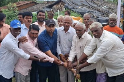 ಸಮುದಾಯ ಭವನ ಕಾಮಗಾರಿಗೆ ಭೂಮಿಪೂಜೆ