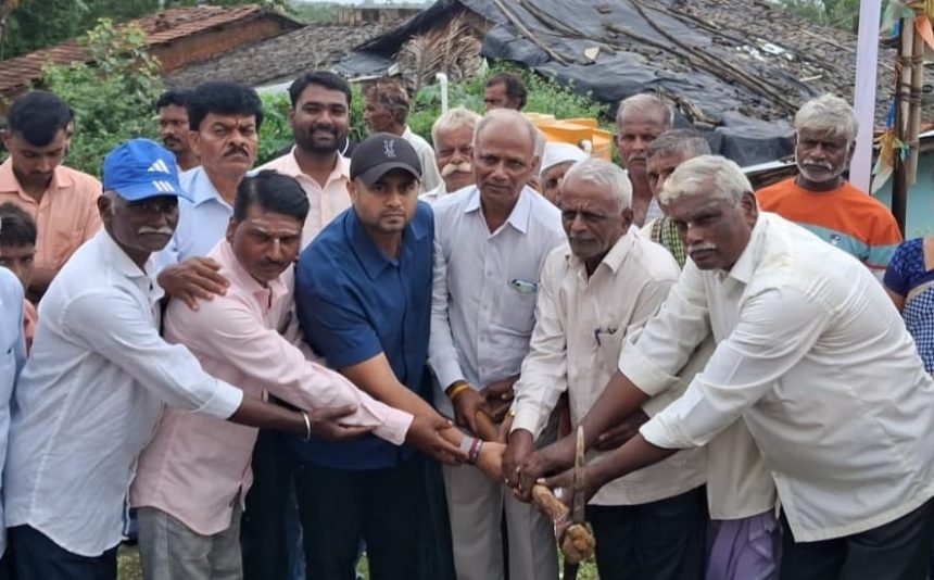 ಸಮುದಾಯ ಭವನ ಕಾಮಗಾರಿಗೆ ಭೂಮಿಪೂಜೆ