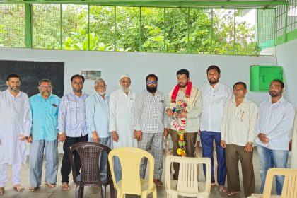 ಮುನಿರಾಬಾದ್ ಶಾದಿ ಮಹಲ್ ಕಟ್ಟಡ  ಸ್ಥಳ ಪರಿಶೀಲನೆ, ಚರ್ಚೆ