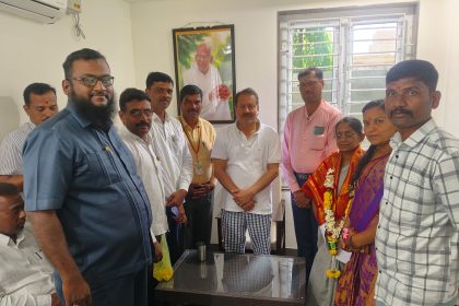 ಸರಕಾರಿ ಆದರ್ಶ ವಿಧ್ಯಾನಿಲಯಕ್ಕೆ ಮೂಲಭೂತ ಸೌಲಭ್ಯ ನೀಡಲು , ಶಾಸಕ ನಾಡಗೌಡರಿಗೆ ಮನವಿ.