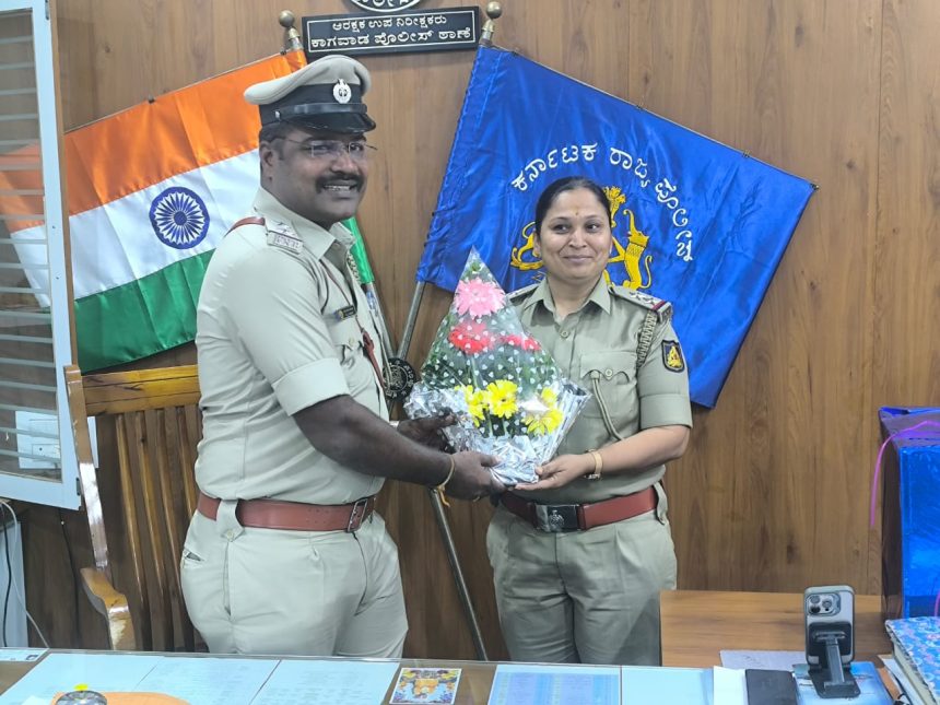 ಕಾಗವಾಡ ಪೊಲೀಸ್ ಠಾಣೆಗೆ ರಾಘವೇಂದ್ರ ಖೋತ ನೂತನ ಪಿಎಸ್‌ಐ ಆಗಿ ಅಧಿಕಾರ ಸ್ವೀಕಾರ