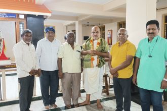 ಫಣೀಂದ್ರಚಾರ್ಯ ದ್ಯಾಮೇನಹಳ್ಳಿಗೆ ಸತ್ಕಾರ