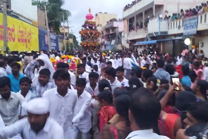 ವಿಜೃಂಭಣೆಯಿಂದ ಜರುಗಿದ ಶ್ರೀ ಸಂಗಮೇಶ್ವರ ರಥೋತ್ಸವ