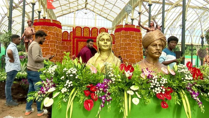 ಇಂದಿನಿಂದ ಲಾಲ್‌ಬಾಗ್‌ನಲ್ಲಿ ಫ್ಲವರ್‌ ಶೋ ಆರಂಭ