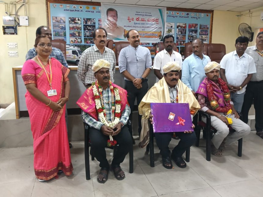 ಆರೋಗ್ಯ ಇಲಾಖೆಯ ಅಧಿಕಾರಿ, ಸಿಬ್ಬಂದಿಗೆ ಬಿಳ್ಕೋಡುಗೆ
