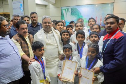 ರಾಜ್ಯ ಟೇಕ್ವಾoಡೋ ಚಾಂಪಿಯನರಿಗೆ ಸಿಎಮ್ ಸಿದ್ರಾಮಯ್ಯ ಸನ್ಮಾನ