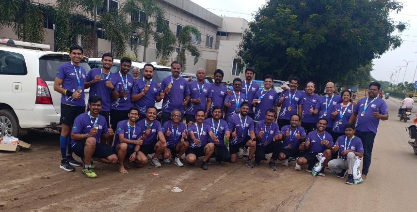 ಬಿ.ಸಿ.ಆರ್.ಎಫ್ ತಂಡದ ಸದಸ್ಯರಿಂದ 5K,10k ರನ್
