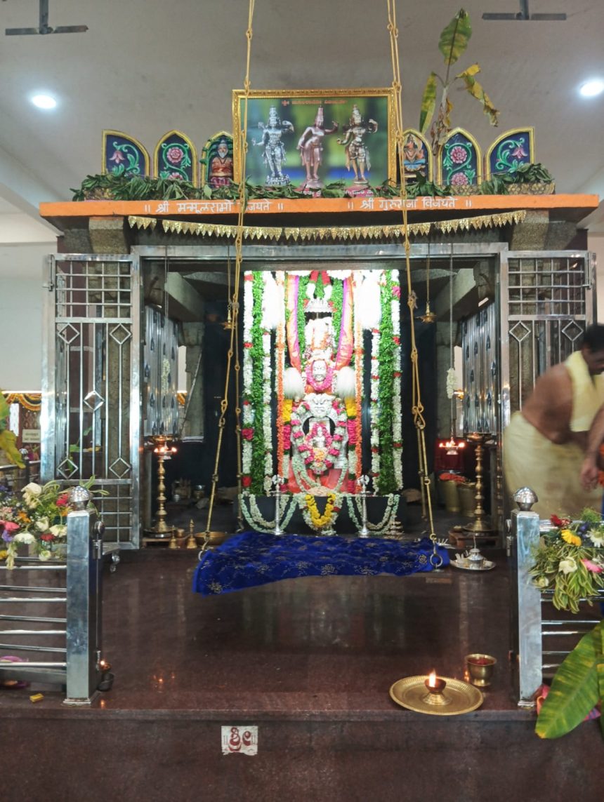 ಶ್ರೀ ರಾಘವೇಂದ್ರ ತೀರ್ಥ ಗುರುಸಾರ್ವಭೌಮರ ಉತ್ತರಾರಾಧನೆ; ರಥೋತ್ಸವಕ್ಕೆ ಜನಸಾಗರ
