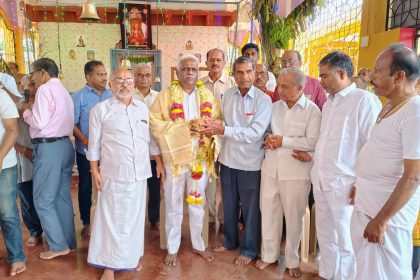 ರಾಜ್ಯಸಭಾ ಸದಸ್ಯ ಈರಣ್ಣ ಕಡಾಡಿ ಅವರಿಗೆ ಸನ್ಮಾನ