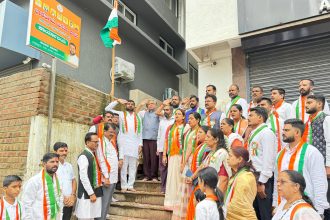 ಬಿಜೆಪಿ ಗ್ರಾಮಾಂತರ ಜಿಲ್ಲಾ ಕಾರ್ಯಾಲಯದ ಆವರಣದಲ್ಲಿ 79 ನೇ ಸ್ವಾತಂತ್ರೋತ್ಸವ ದಿನಾಚರಣೆ