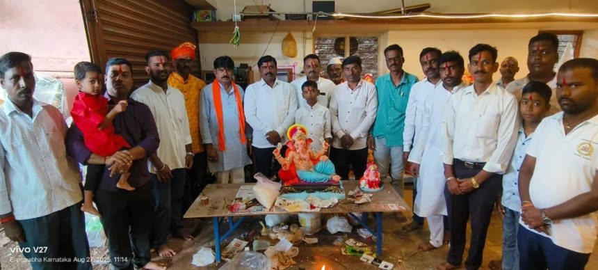  ಪುರಸಭೆ ಕಾರ್ಯಾಲಯದಲ್ಲಿ ಶ್ರೀ ಗಣೇಶ ಪ್ರತಿಷ್ಠಾಪನೆ