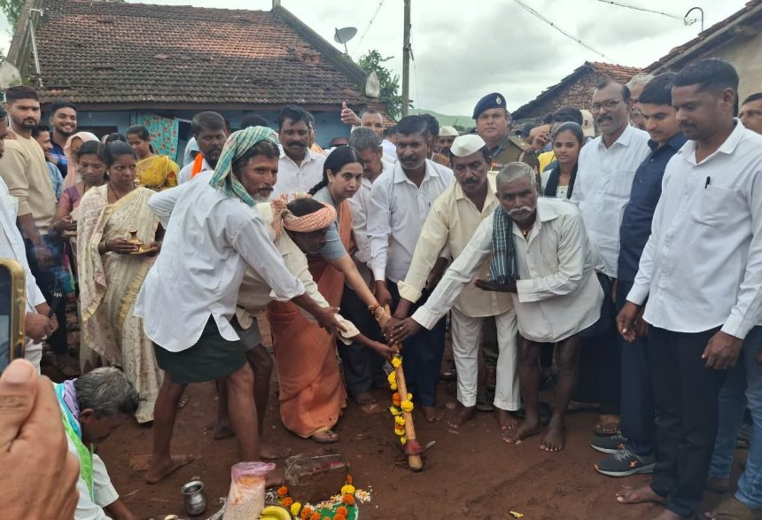 ಸೋಮನಟ್ಟಿ ಶಾಲಾ ಕೊಠಡಿ ನಿರ್ಮಾಣಕ್ಕೆ ಸಚಿವೆ ಭೂಮಿ ಪೂಜೆ