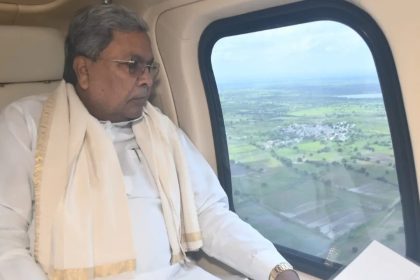 ಕಲ್ಯಾಣ ಕರ್ನಾಟಕ ಭಾಗದಲ್ಲಿ ಸಿಎಂ ಸಿದ್ದರಾಮಯ್ಯ ವೈಮಾನಿಕ ಸಮೀಕ್ಷೆ
